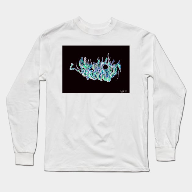 Intragalactic Fish Long Sleeve T-Shirt by LukeMargetts